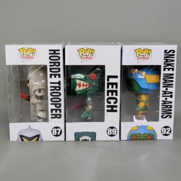 Leech / Horde Trooper / Snake Man-At-Arms MOTU Funko POP‎ Bundle - Set of 3 - Picture 5 of 12